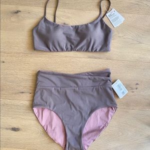 BNWT Lululemon Reversible Swim top and bottom